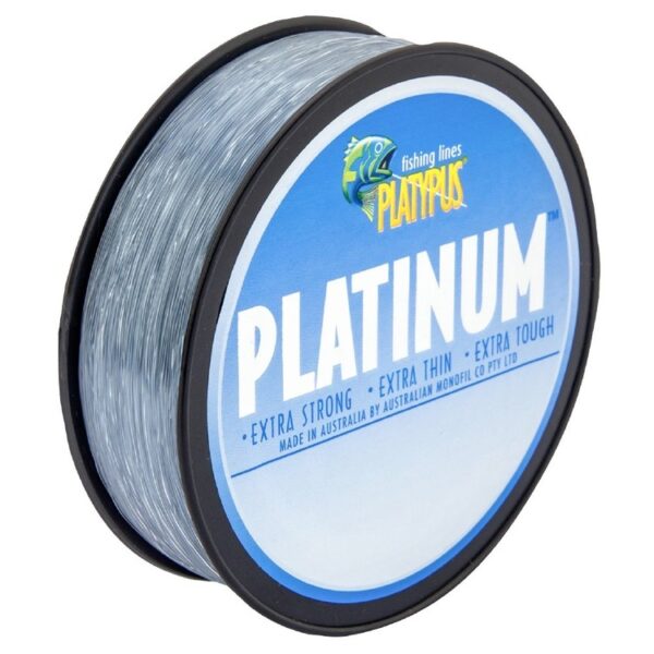 Platypus Platinum Monofilament Line 300M Spool Grey