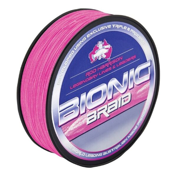 Platypus Bionic 8 Braid Line 150 Yard Pink 30 lb